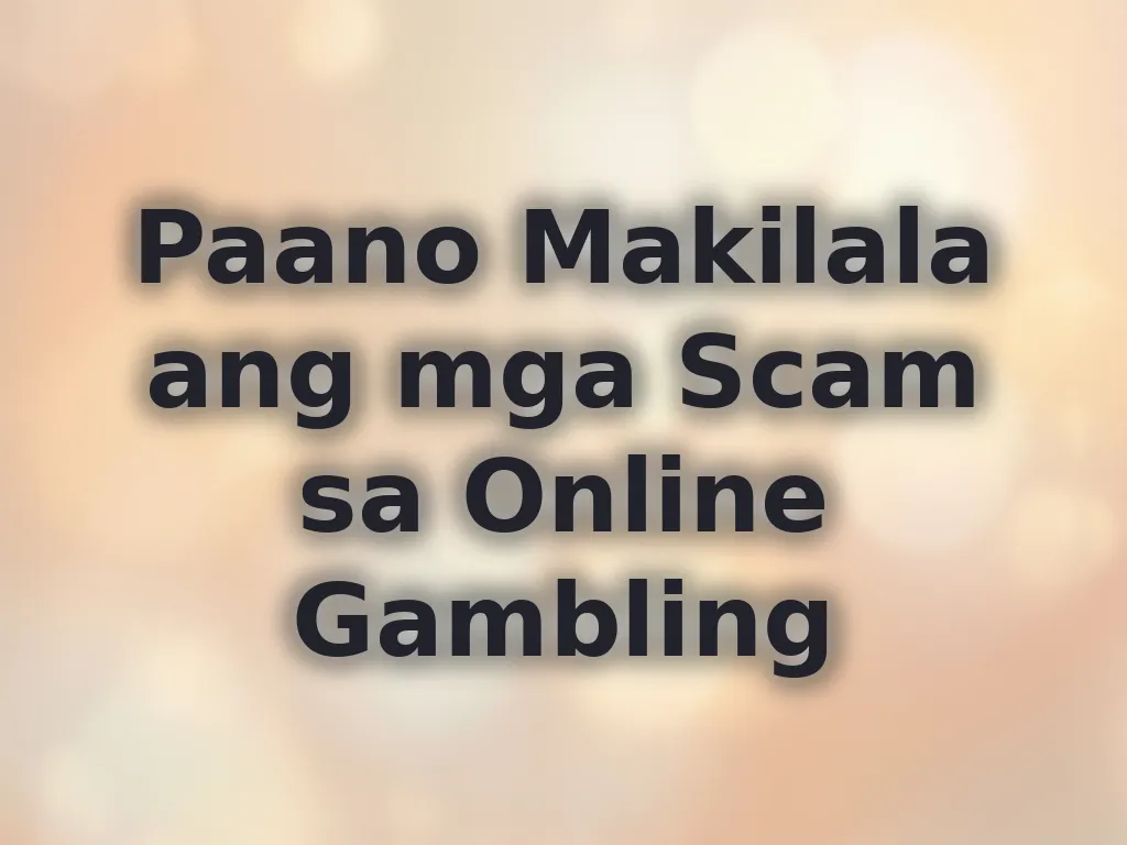 Avoid Scams